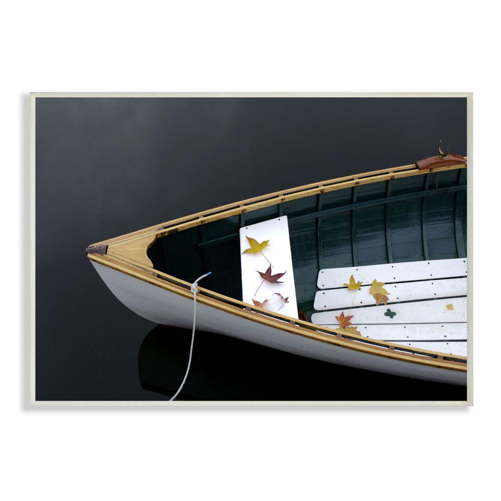 The Stupell Home Decor Collection 10 In X 15 In Bow Of Wooden Boat With Fallen Leaves By Anita Nowacka Danitadelimont Com Wood Wall Art Pap 117 Wd 10x15 The Home Depot