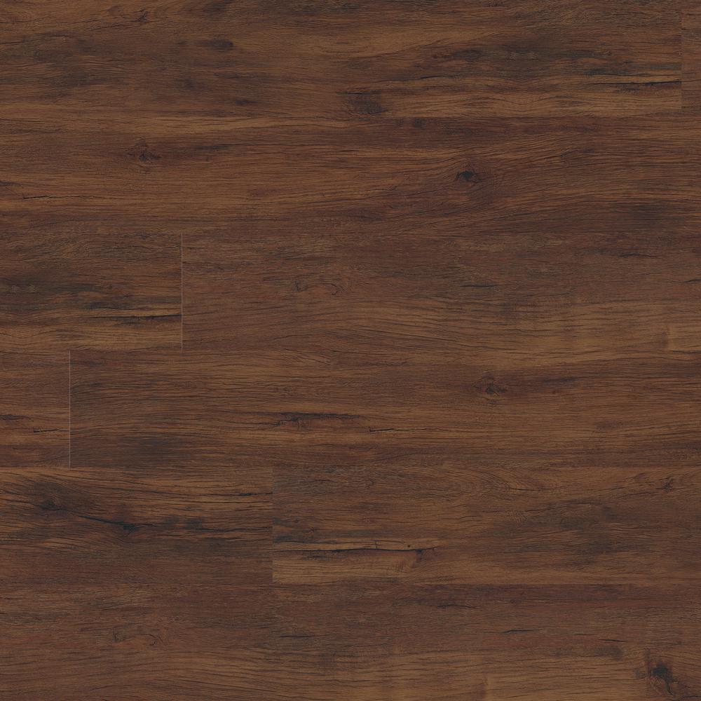 A&A Surfaces Antique Mahogany 20 MIL x 7 in. W x 48 in. L Waterproof Click Lock Luxury Vinyl Plank Flooring (950.8 sq. ft./pallet)