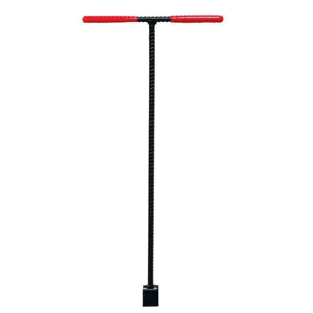 5 ft. Solid Steel Water Meter Valve Key with Grips