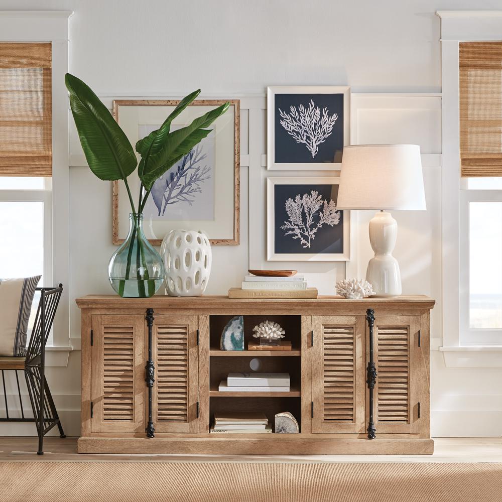 Home Decorators Collection Highland Sandblasted Natural Storage