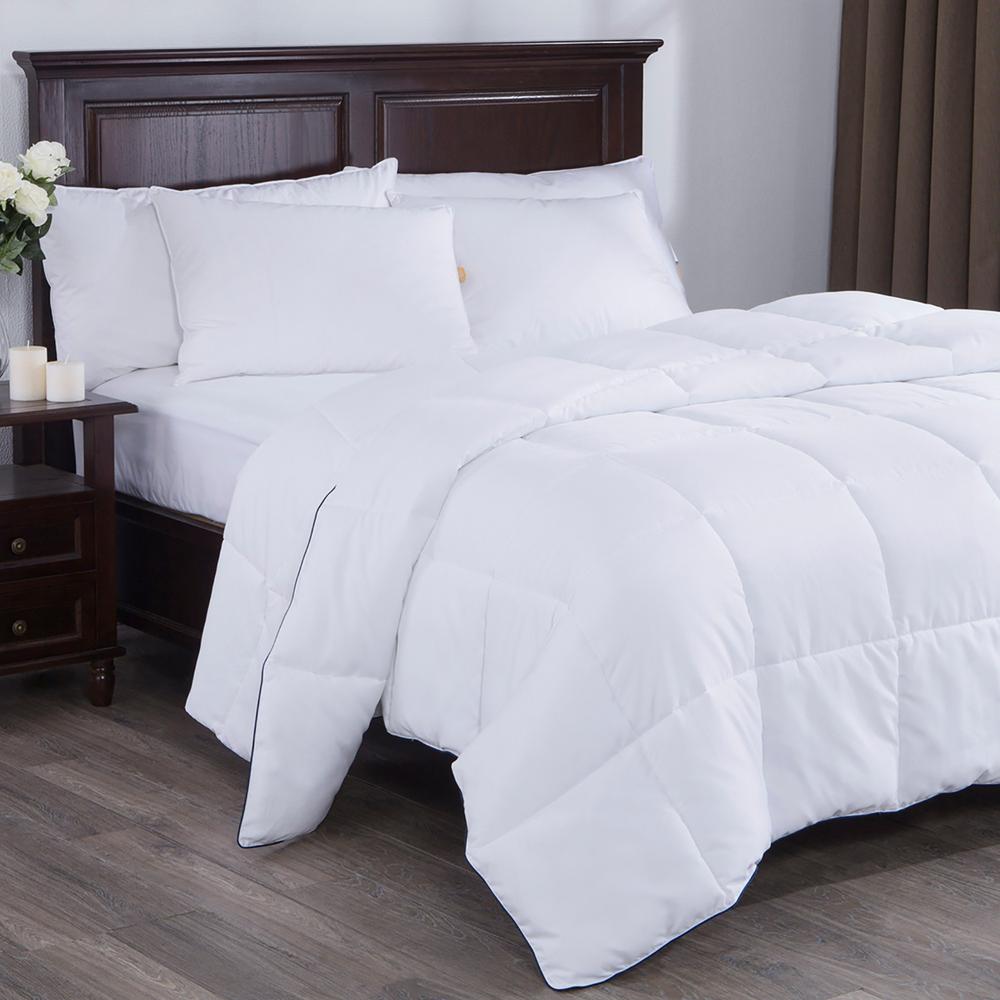 Puredown Year Round Warmth White Twin Down Alternative Comforter