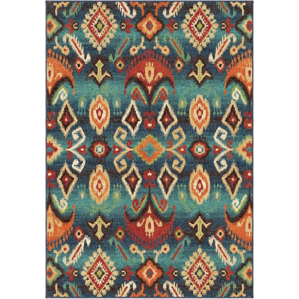 Orian Rugs Eastern Tradition Multi Southwestern 7 ft. 10 in. x 10 ft