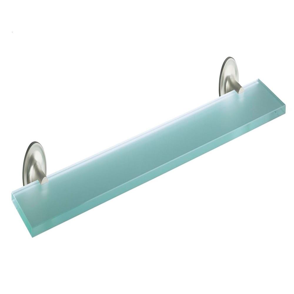 KOHLER Purist 22 in. W Shelf in Glass and Vibrant Brushed ...