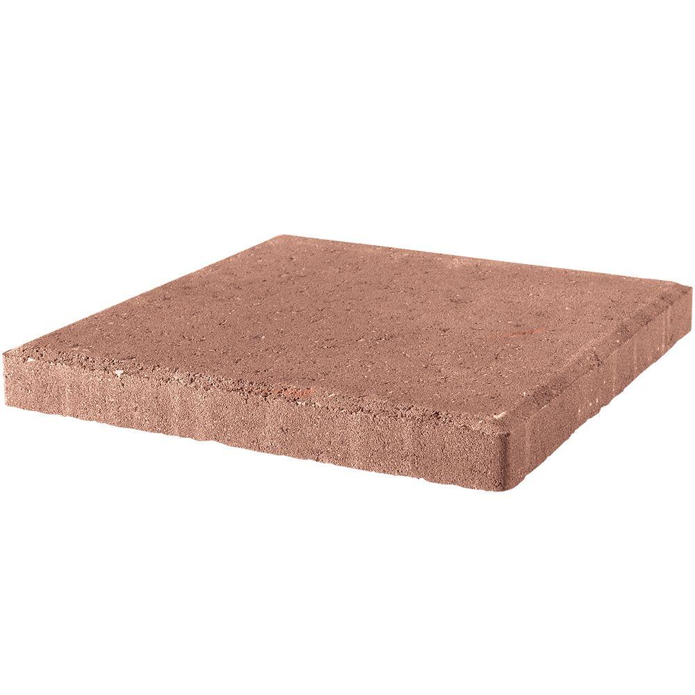 Pavestone 18 In X 1 75 River Red Square Concrete Step Pavestone 18 In X 1 75 River Red Square Concrete