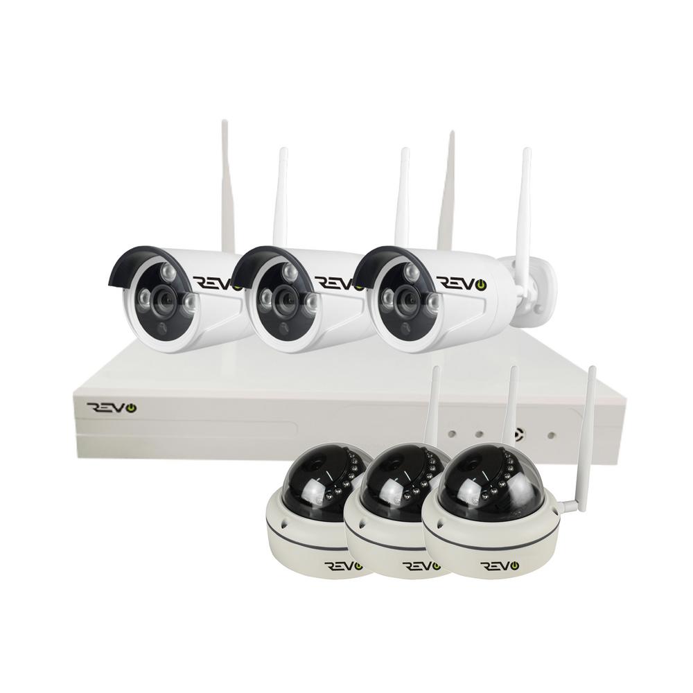 6 camera wireless security system