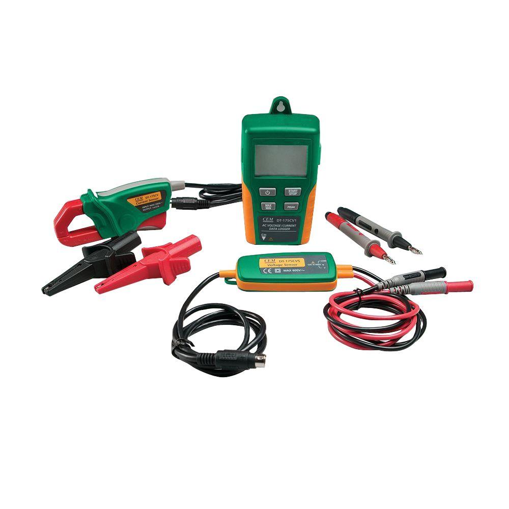 Extech Instruments True RMS AC Voltage/Current Data LoggerDL150 The