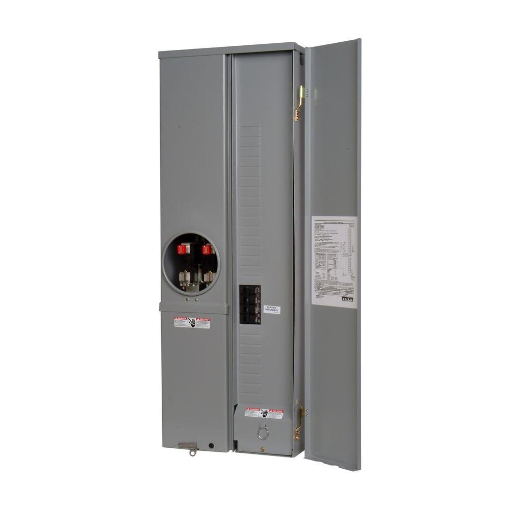 200-Amp 24-Space 42-Circuit Overhead or Underground EUSER Combination Load Center
