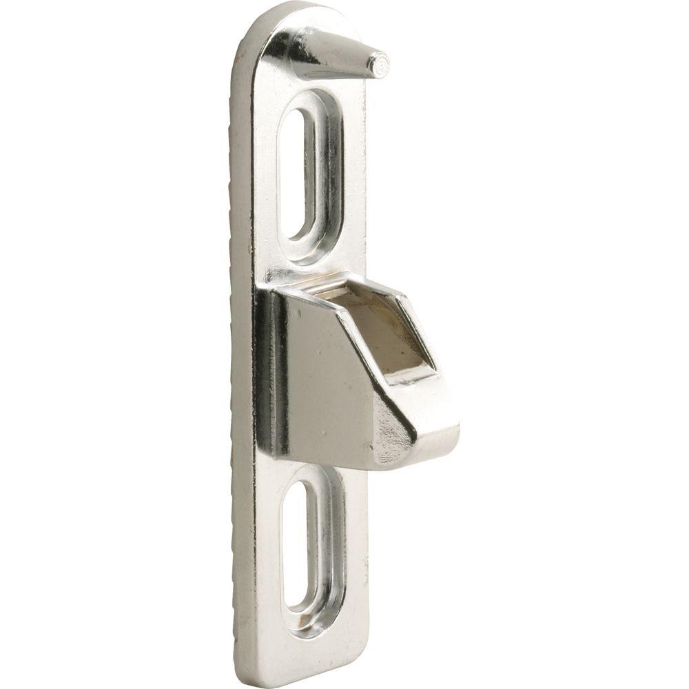 Prime-Line Chrome Sliding Door Lock Keeper-E 2172 - The Home Depot