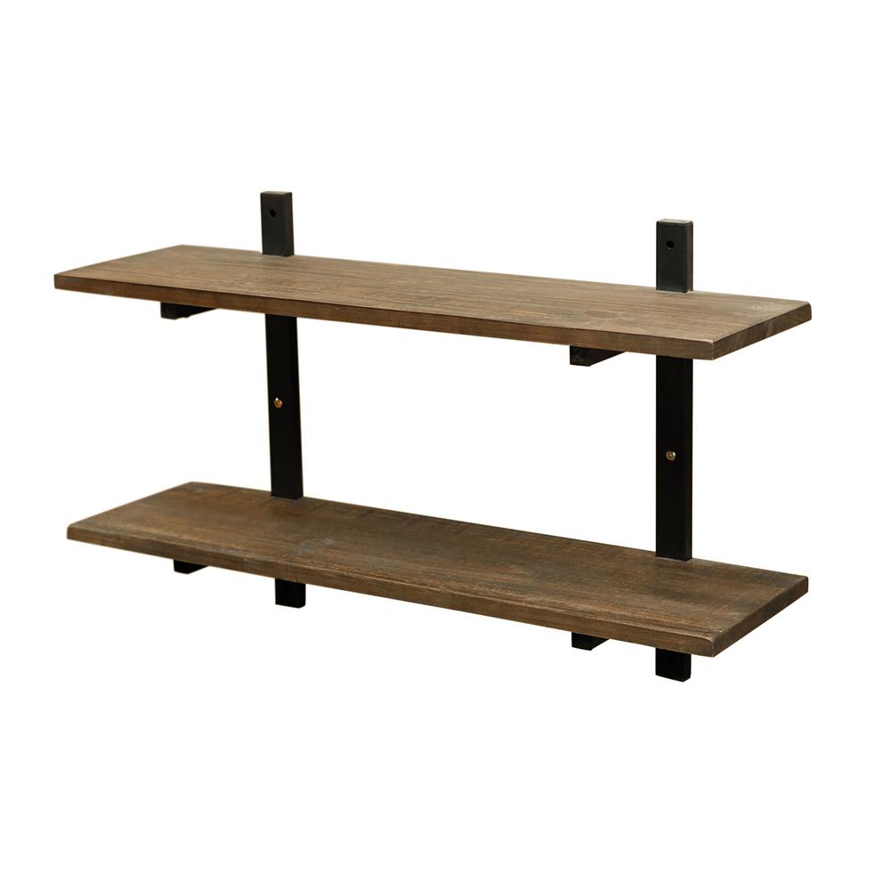 Alaterre Furniture Pomona 10 D X 36 W 22 H Natural Metal And Solid Wood Wall Shelf Amba5720 The Home Depot - Wood Wall Shelf Alaterre Furniture Pomona 10 D X 36 W 22 H Natural Metal And Solid Wood Wall Shelf Amba5720 The Home Depot - Wood Wall Shelf