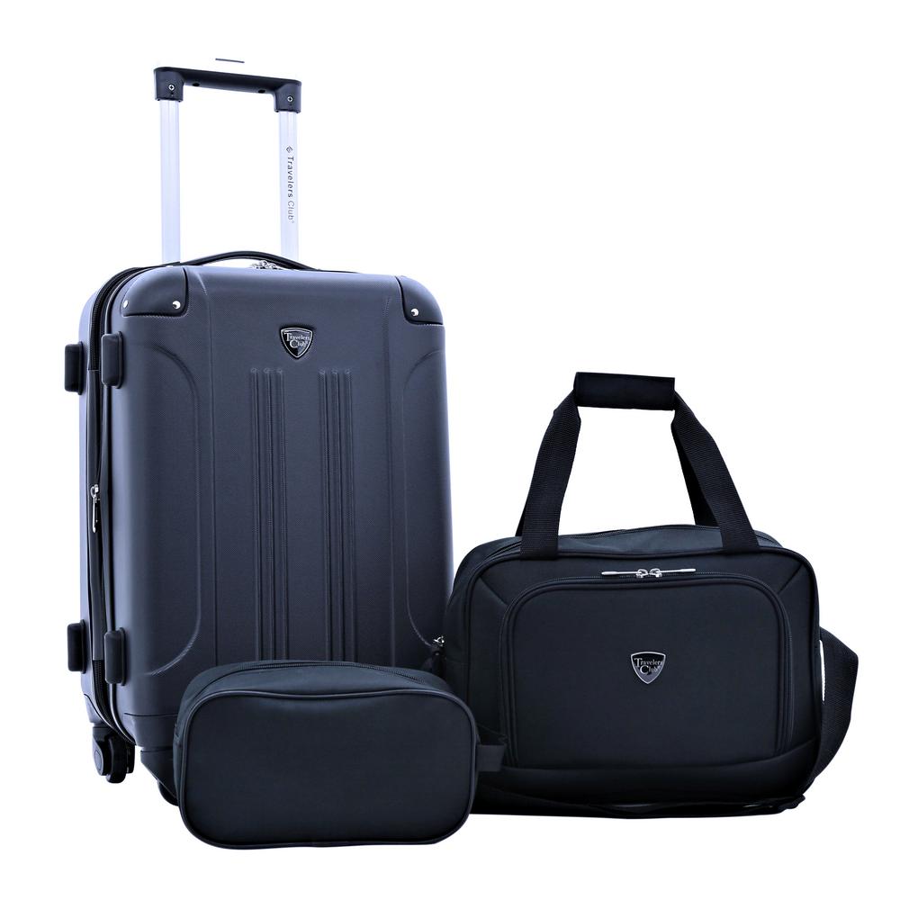 travelers club 6 piece expandable travel set