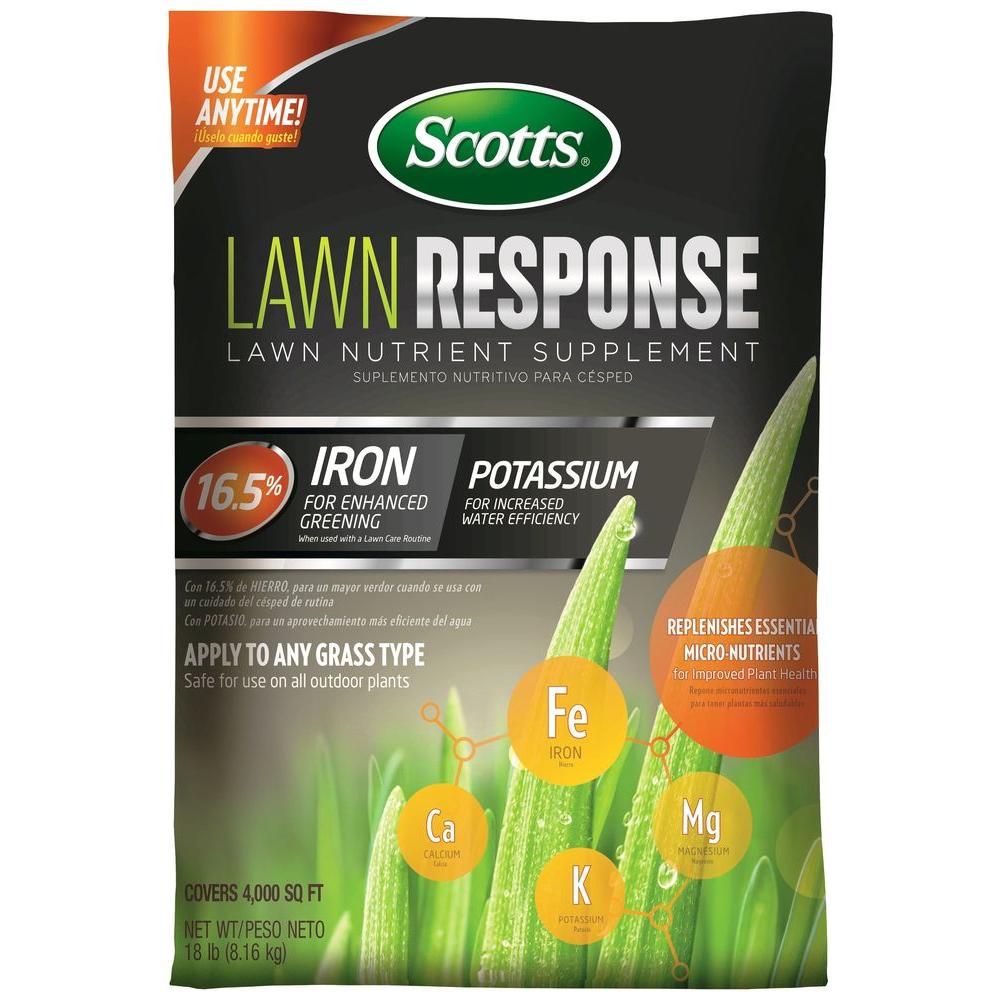 Scotts 18 lb. 4,000 sq. ft. Lawn Response Fertilizer-44800 - The Home Depot