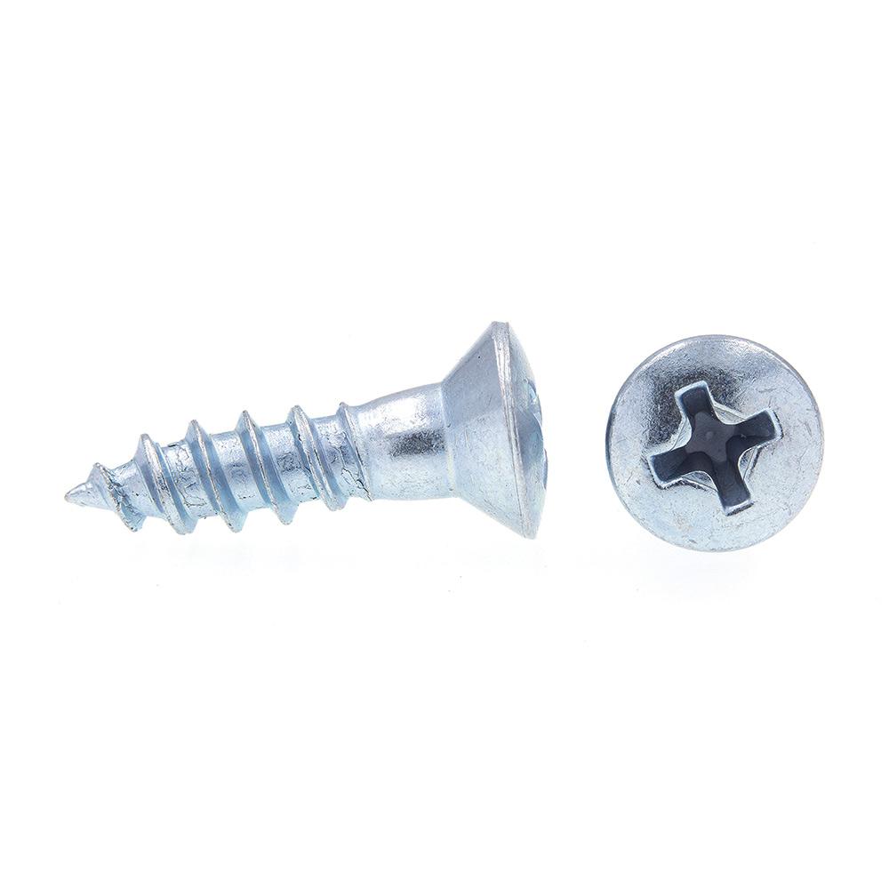 Phillips Drive #10 X 3//4 in Oval Head 50-Pack Zinc Plated Steel Prime-Line 9205425 Wood Screws