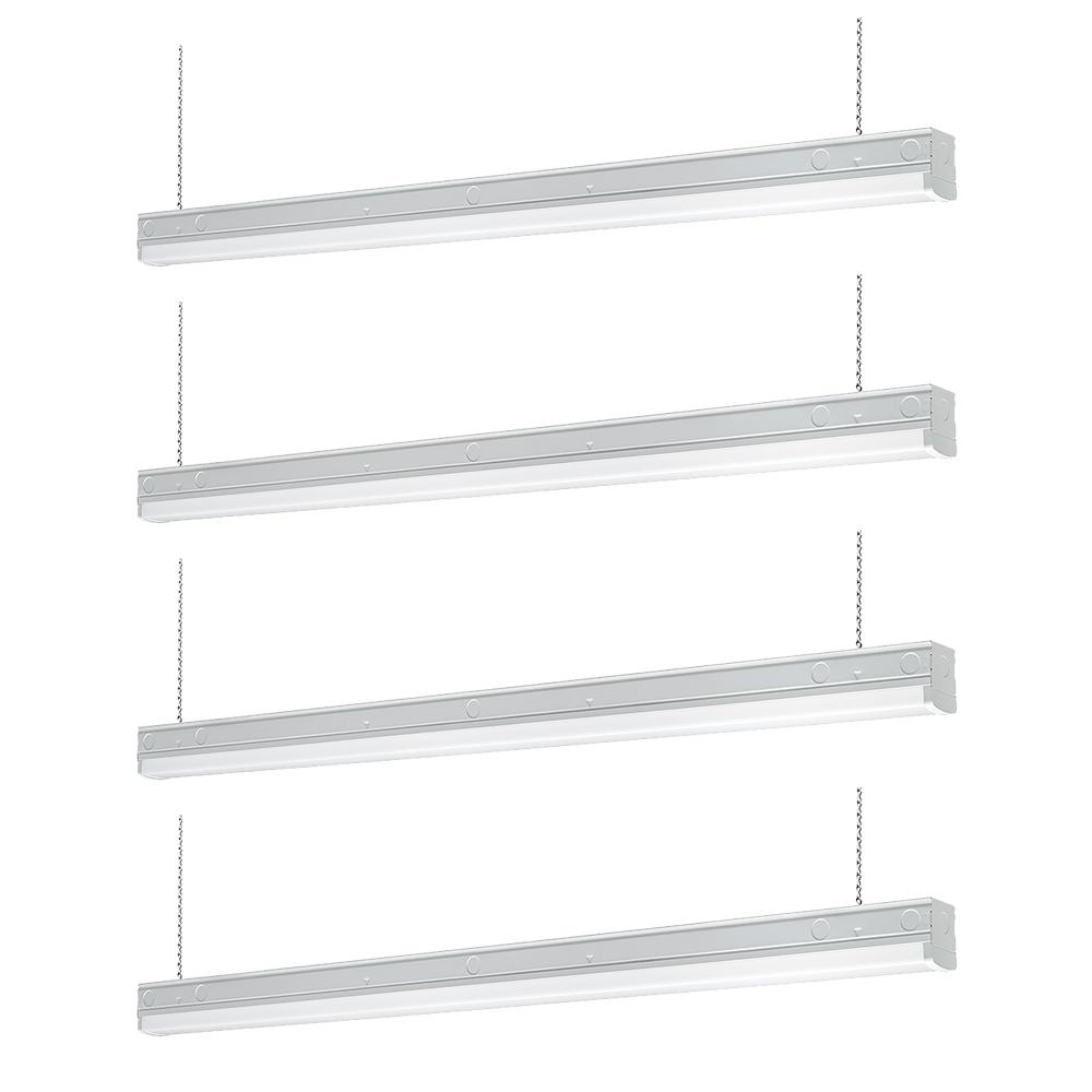 EcoSmart 4 ft. 220Watt Equivalent Integrated LED White Commercial