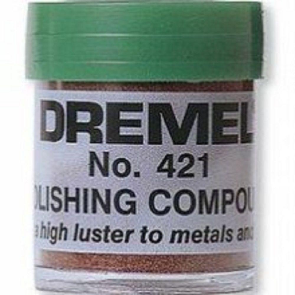 Dremel Silver Metallic Polishing Compound for Polishing Metal and Plastic