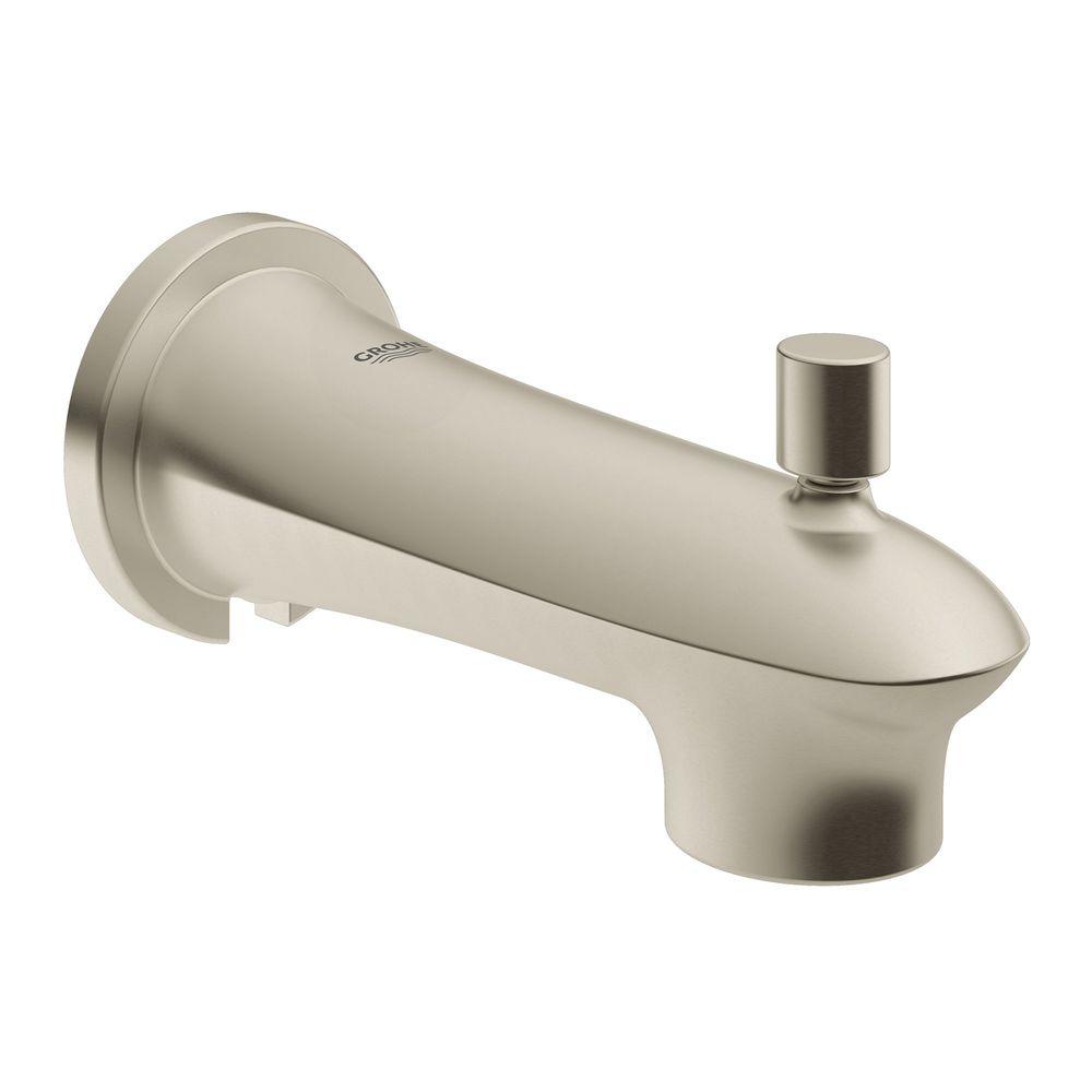 Grohe Eurostyle Diverter Tub Spout In Brushed Nickel Infinity