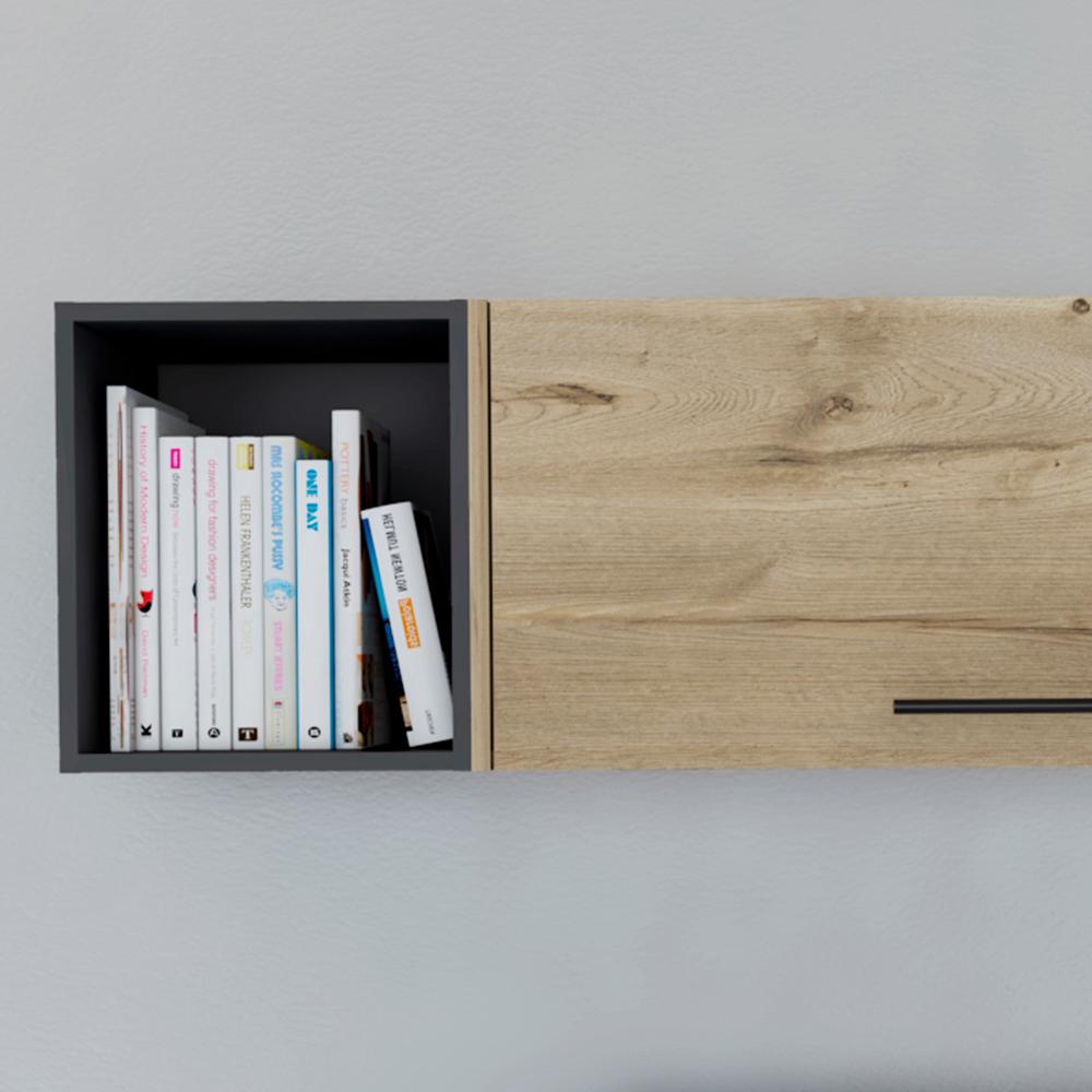 Rst Brands Aster 47 In X 13 Natural Wood Wall Shelf With