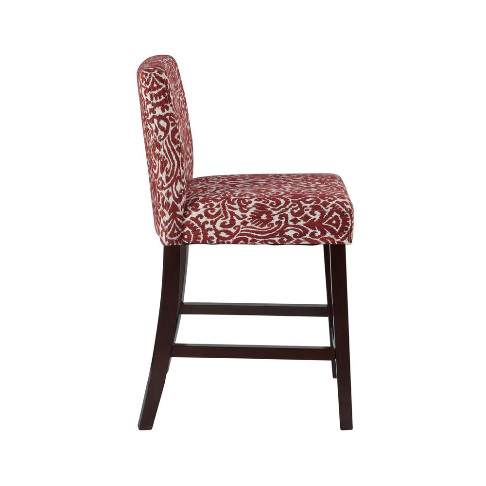 Linon Home Decor Morocco Lava 24 In Red Cushioned Bar Stool Linon Home Decor Morocco Lava 24 In Red Cushioned Bar Stool 0225lav01u The Depot