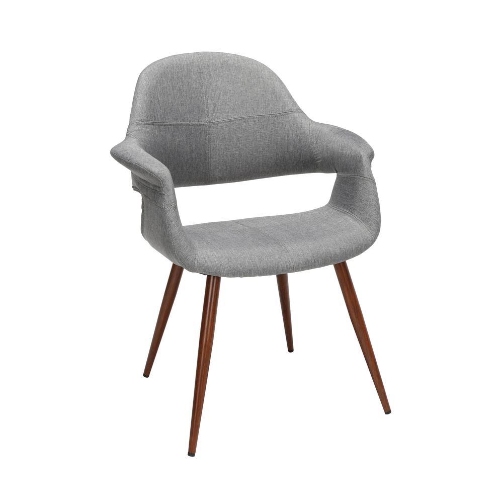 OFM 161 Collection Mid Century Modern 2 Pack Fabric Accent Chair with