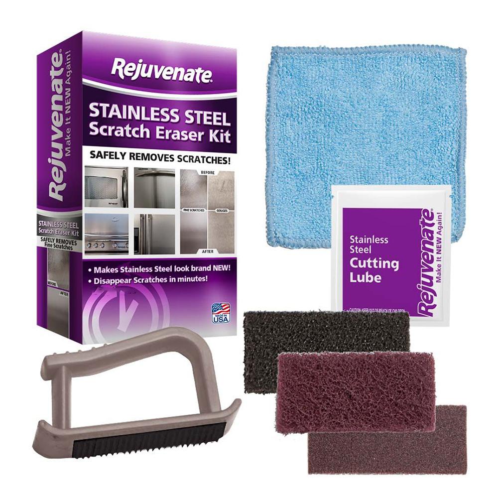 Rejuvenate Stainless Steel Scratch Eraser Kit Rjssrkit The Home Depot