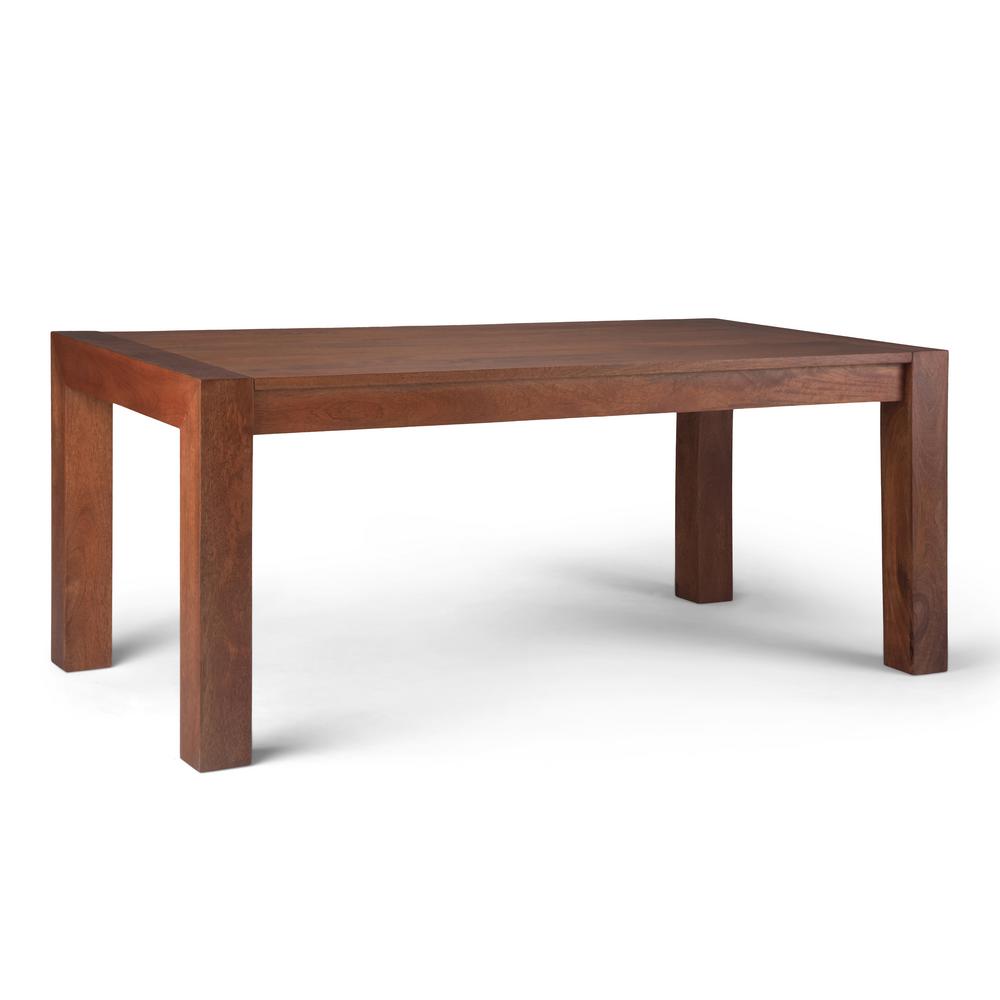 Simpli Home Drummond 72 In X 36 Brown Solid Mango Wood
