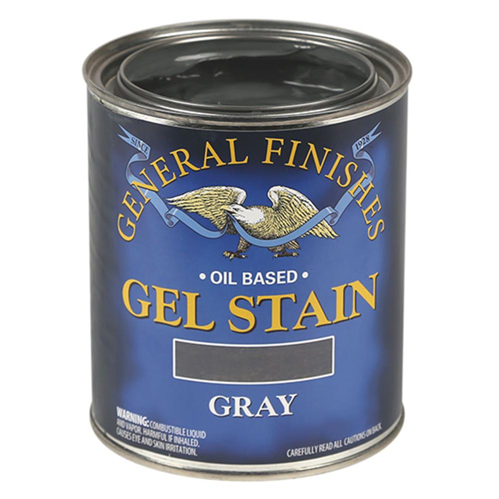 General Finishes 1-qt. Gray Oil-Based Interior Wood Gel ...