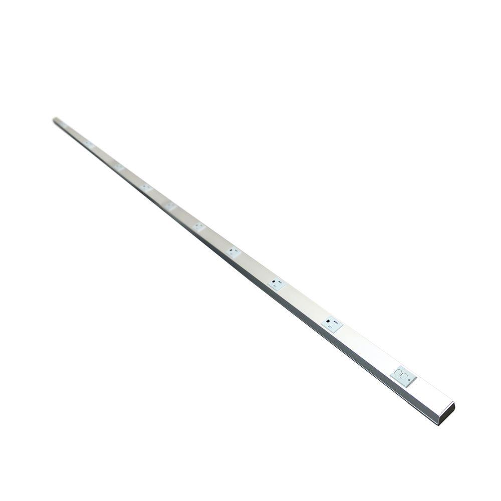 Plugmold 5 Ft Self Test Gfci 9 Power Strip Stainless Steel Self Test Gfci 9 Power Strip Stainless Steel