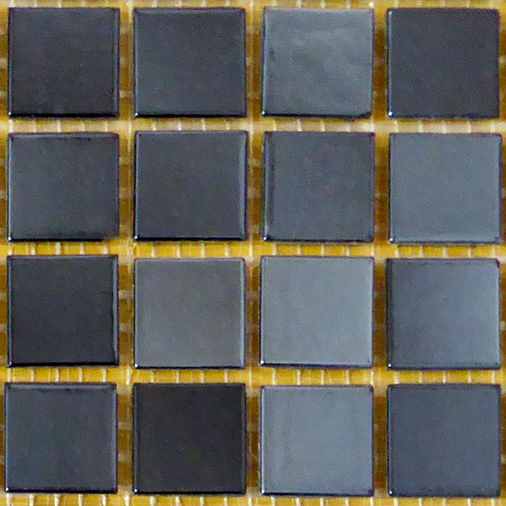 Bellaterra Home Black 12 In X 4 Mm Gl Mosaic Tile Diy Bellaterra Home Black 12 In X 4 Mm Gl Mosaic Tile