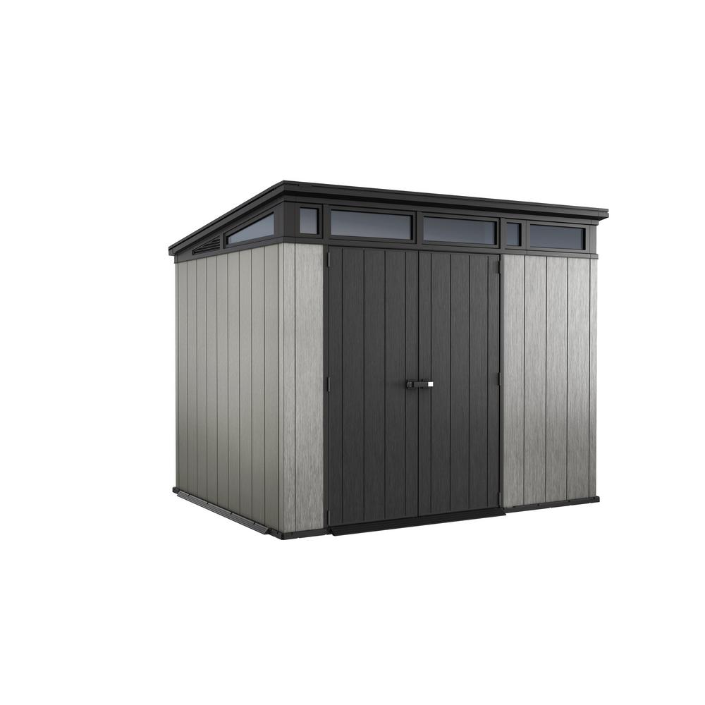 keter artisan 9 ft. x 7 ft. resin storage shed-237828