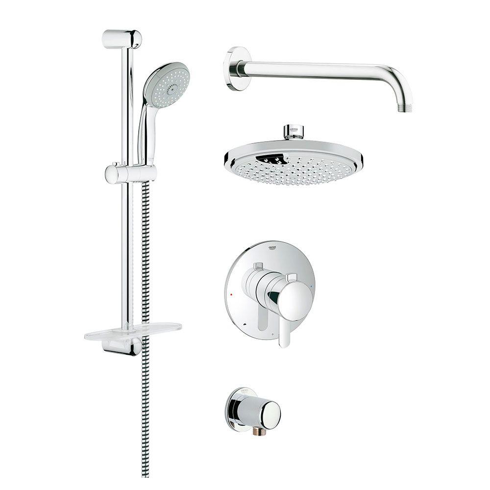 GROHE GrohFlex Cosmopolitan Shower Set 1Spray Shower System in