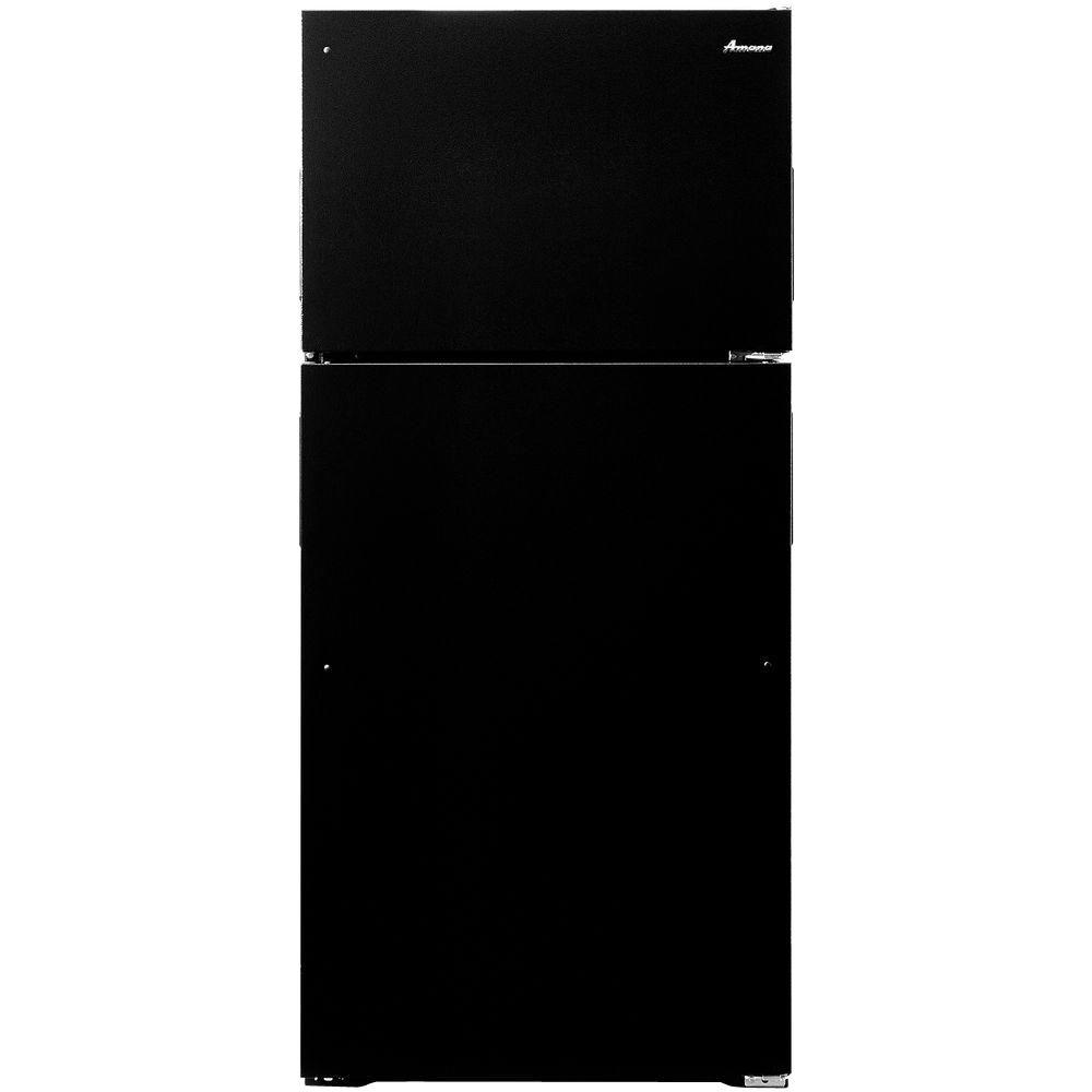 Amana 28 in. W 16 cu. ft. Top Freezer Refrigerator in BlackART106TFDB