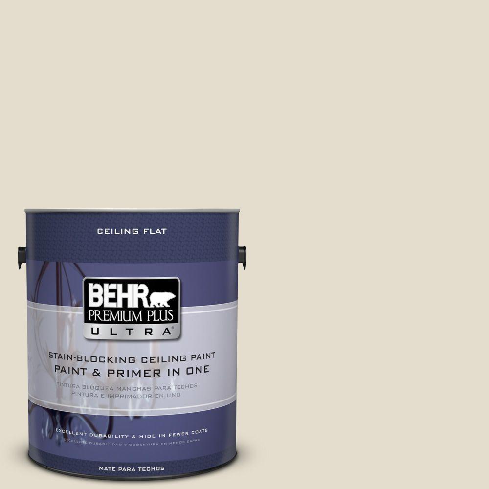 BEHR Premium Plus Ultra 1gal. PPU716 Ceiling Tinted to Vintage Linen