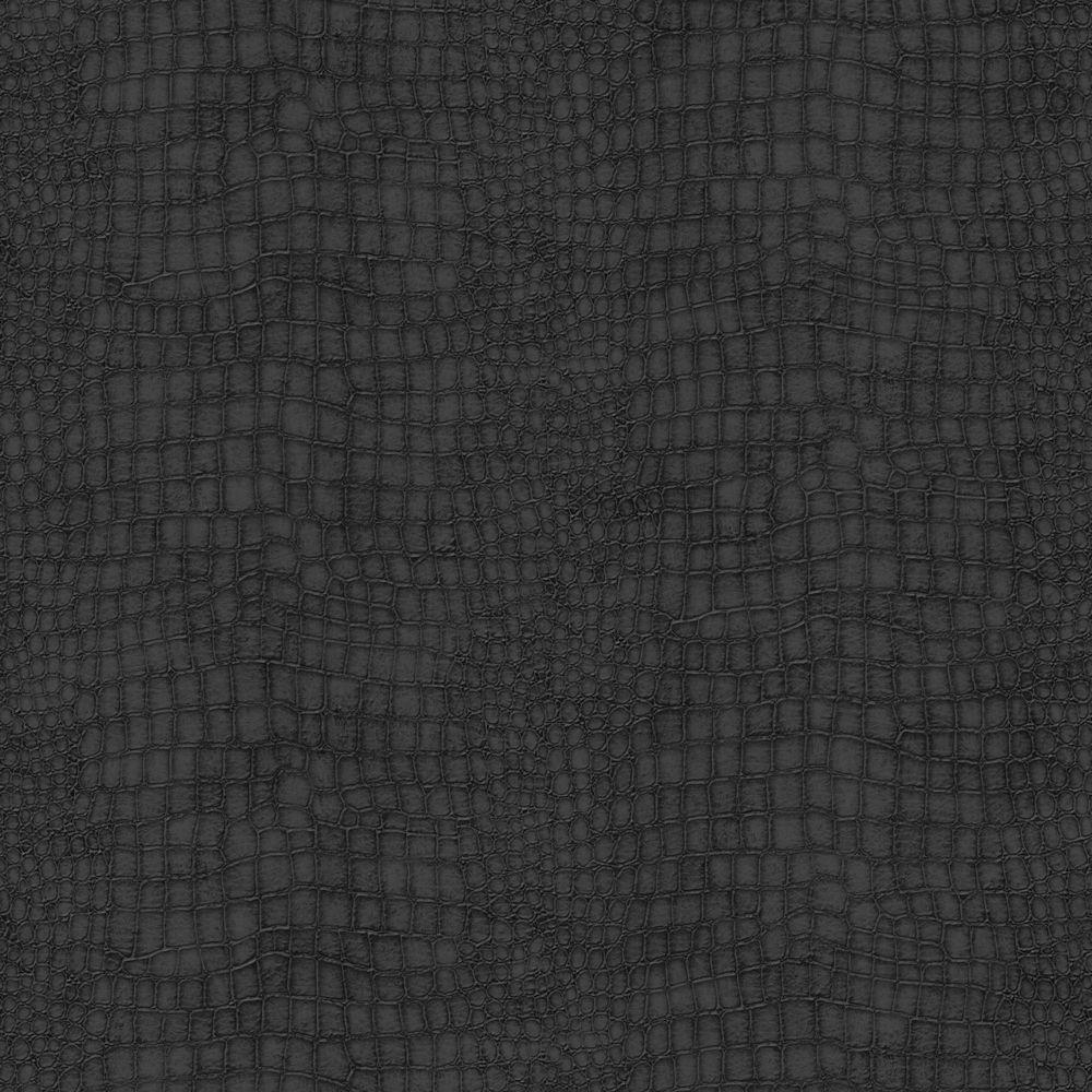 Graham & Brown Black Crocodile Removable Wallpaper 32659 The Home Depot