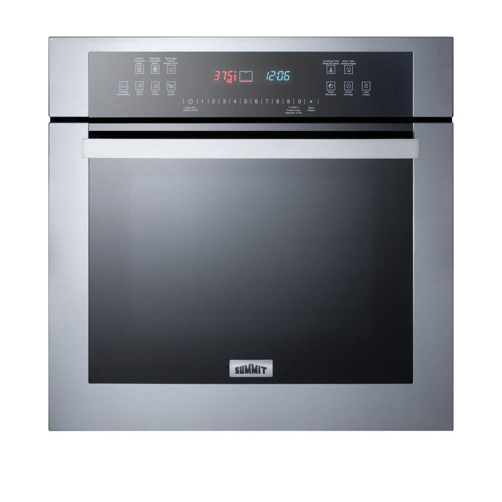 Summit Appliance 24 In Single Electric Wall Oven Black - 24 Wall Oven Electric Stainless Summit Appliance 24 In Single Electric Wall Oven Black - 24 Wall Oven Electric Stainless