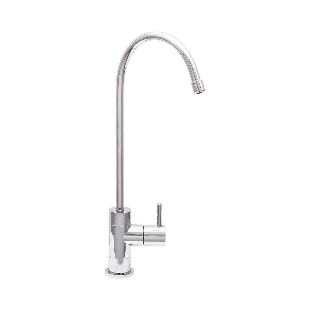 Single Handle Drinking Water Filtration Faucet In Polished Chrome