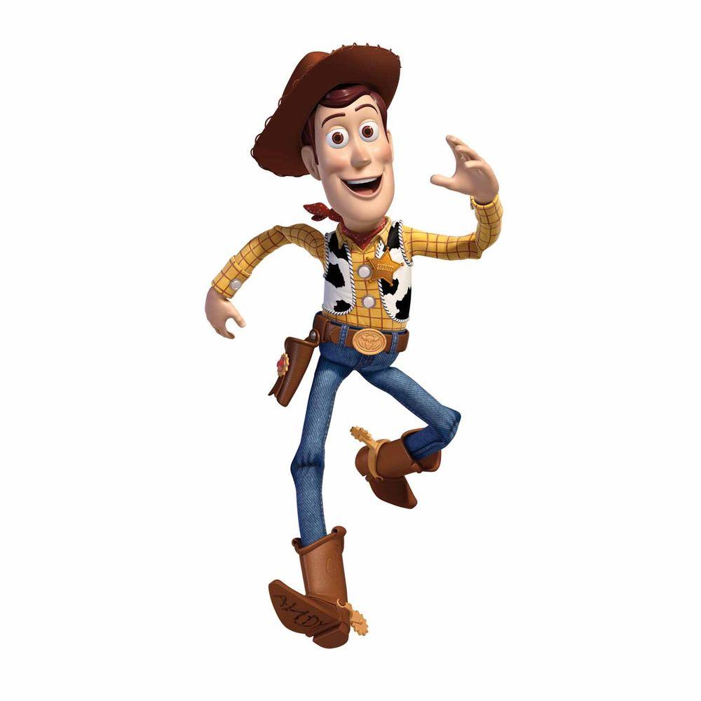 TOY STORY 3 WOODY N BUZZ LARGE PEEL N STICK WALL DECAL DECORATION NEW 21.5 X 14