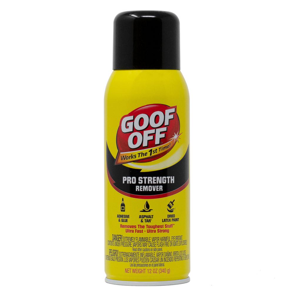 Goof Off 12 oz. Professional Strength Aerosol MultiSurface RemoverFG658 The Home Depot