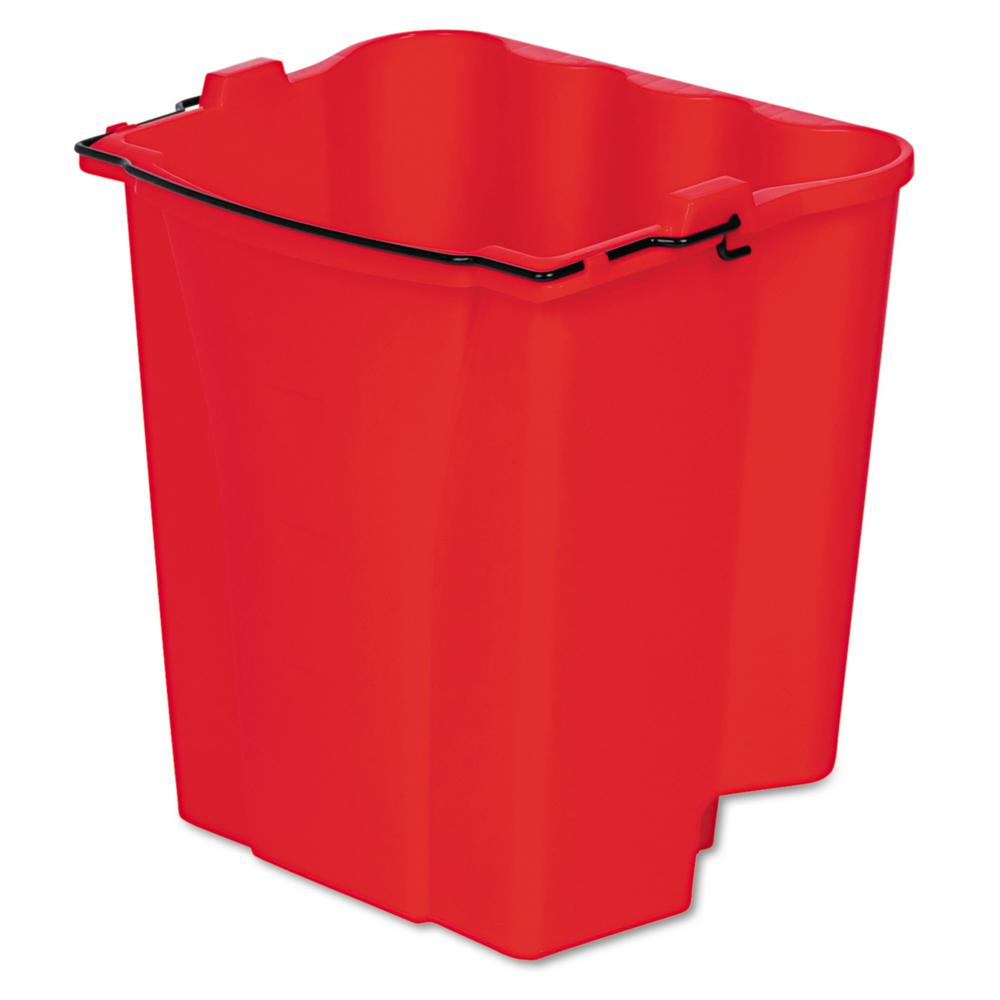 Leaktite 5Qt. Red Plastic Bucket with Steel Handle (Pack of 3)209313