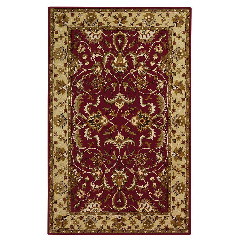 8 X 10 Burgundy Area Rugs The Home Depot Constantine Burgundy 8 Ft X 10 Area Rug