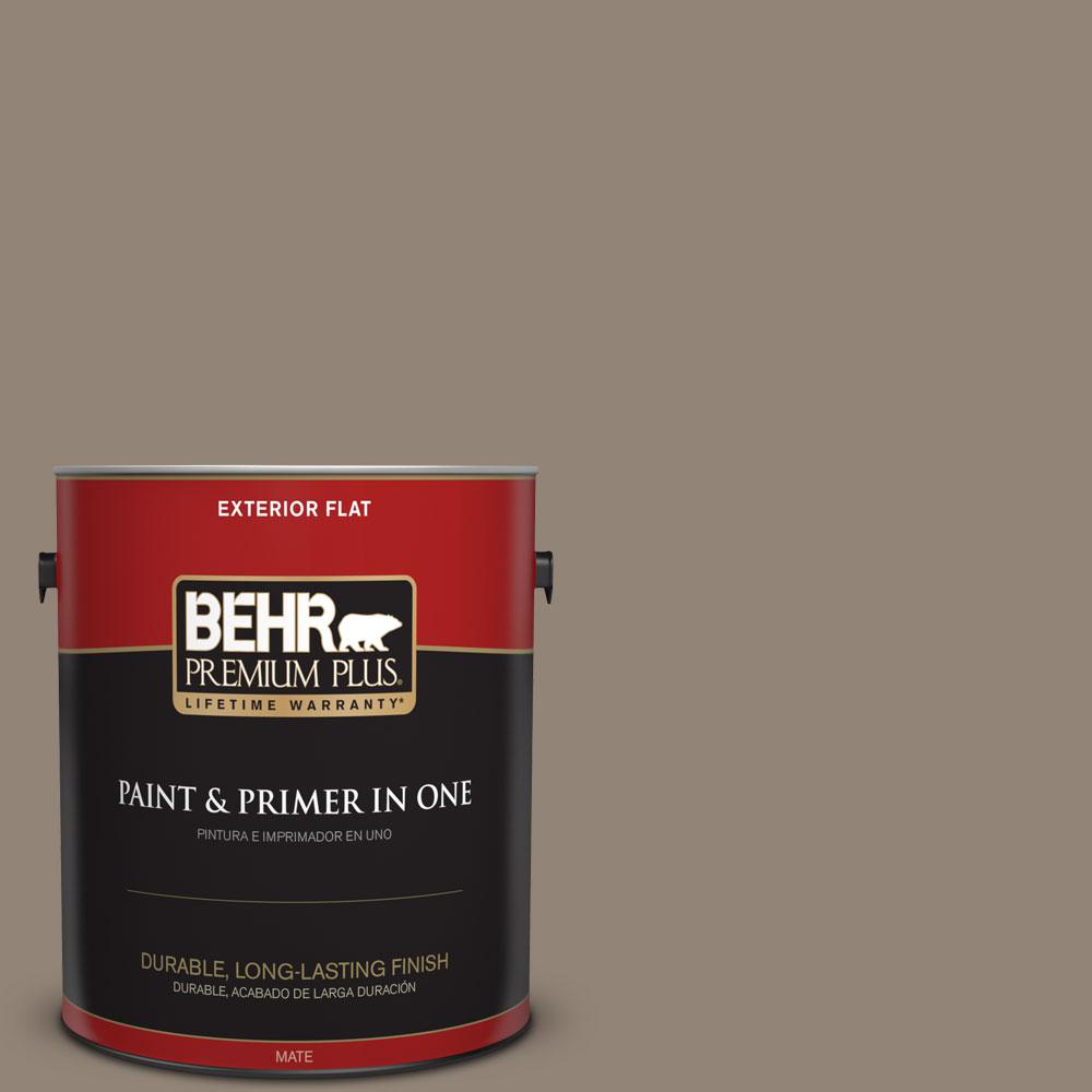 Behr Premium Plus 1 Gal N220 5 Ottertail Flat Exterior Paint And N220 5 Ottertail Flat Exterior Paint And Primer