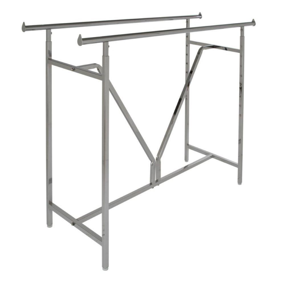 83/" H Rack Straight Double Bar 60/" L Adjustable 48/"