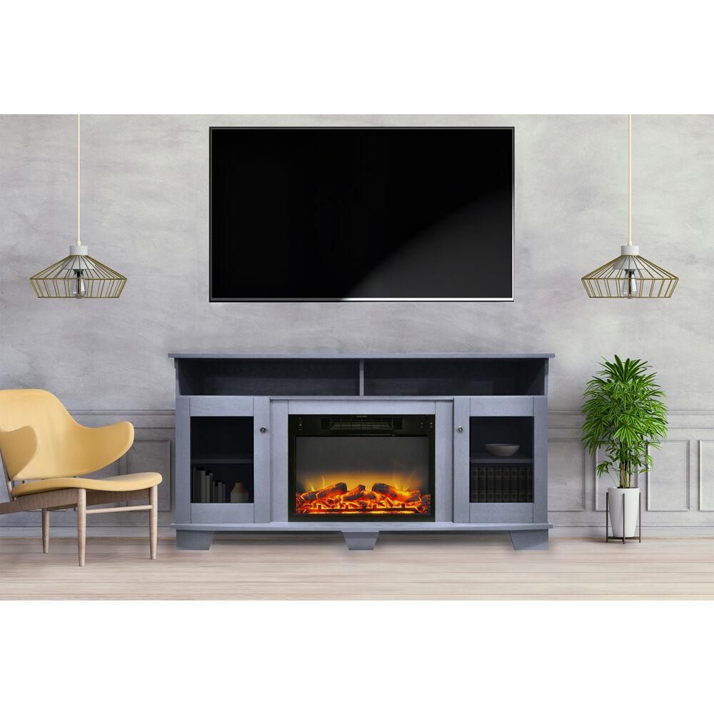 Hidden Storage Electric Fireplaces Fireplaces The Home Depot