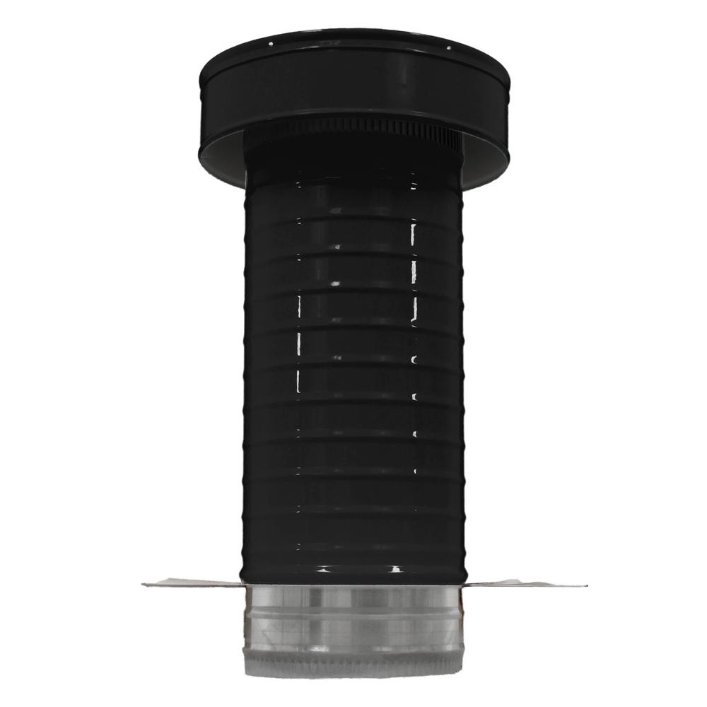 Active Ventilation 8 in. Dia. Aluminum Keepa Roof Jack with 2 in. Tail