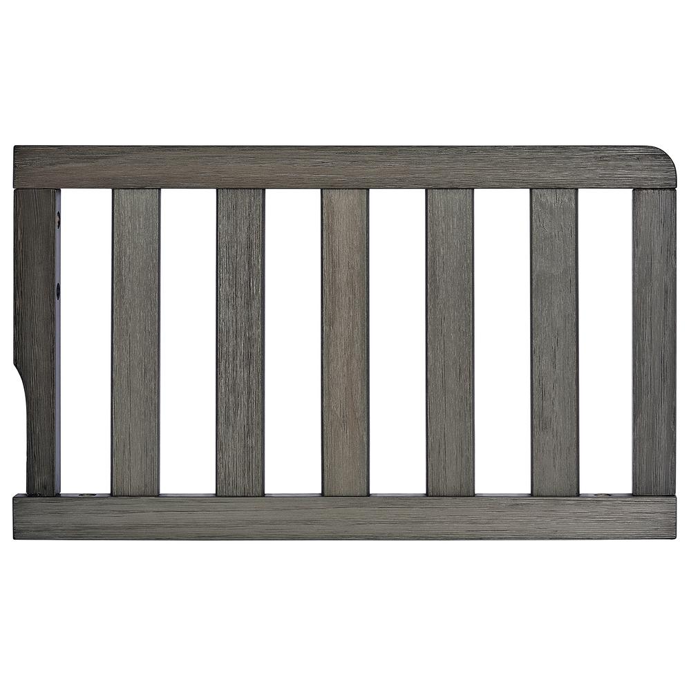 weathered gray crib