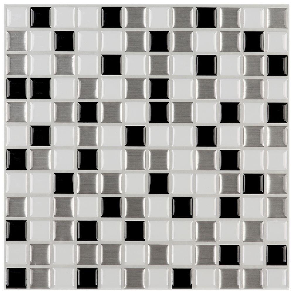 Instant Mosaic 12 In X L And Stick Decorative Wall L And Stick Mosaic Decorative Wall Tile