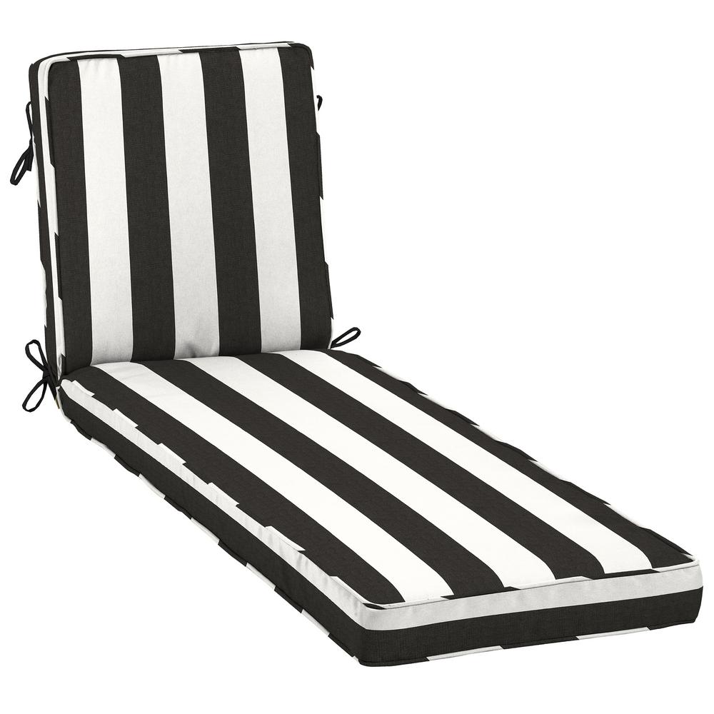 Home Decorators Collection 23 X 80 Sunbrella Cabana Classic Outdoor Chaise Lounge Cushion Ah1u381b D9d1 The Home Depot