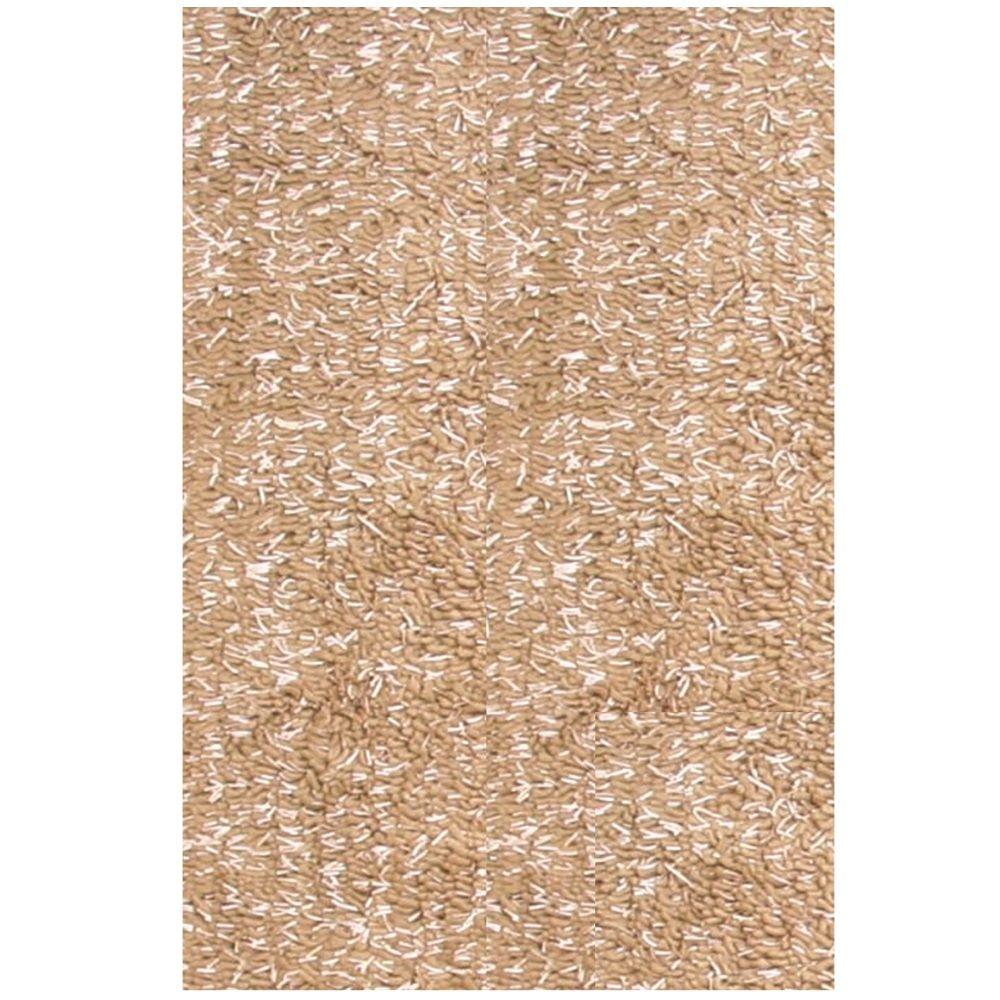 Sams International Lifestyle Shag Ivory 5 ft. x 8 ft. Area Rug95605x8