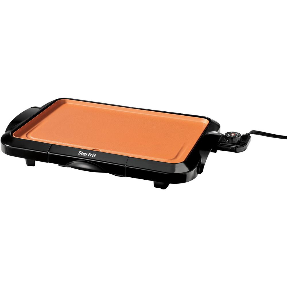 Starfrit Eco 176 sq. in. Copper Electric Griddle0244120040000 The