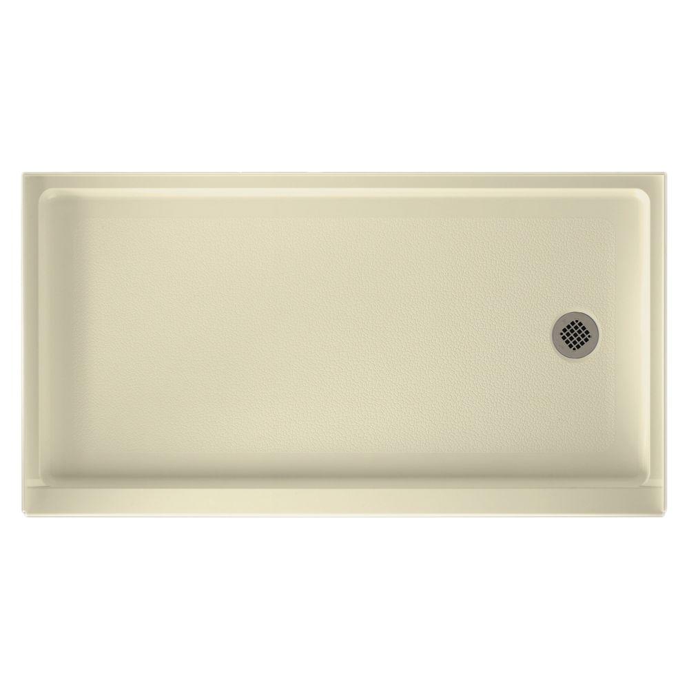 Swan 32 in. x 60 in. Fiberglass Single Threshold Retrofit RightDrain