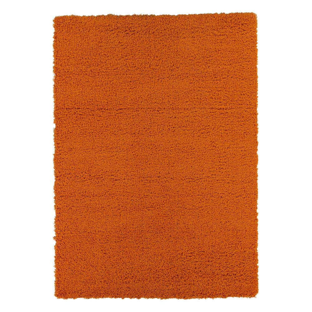 Ottomanson Contemporary Solid Orange 5 Ft X 7 Area Rug Ottomanson Contemporary Solid Orange 5 Ft X 7 Area Rug