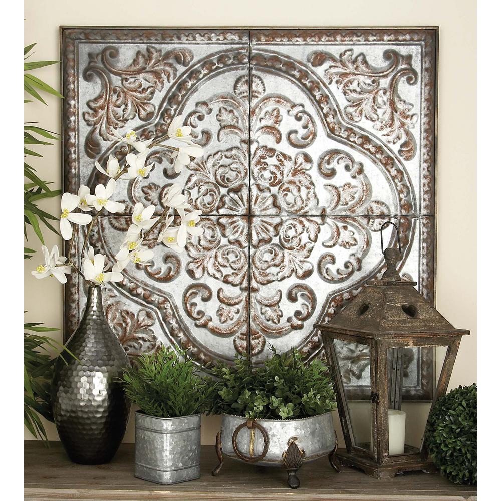 36 in. x 36 in. Rustic Traditional Square Wall Panel in